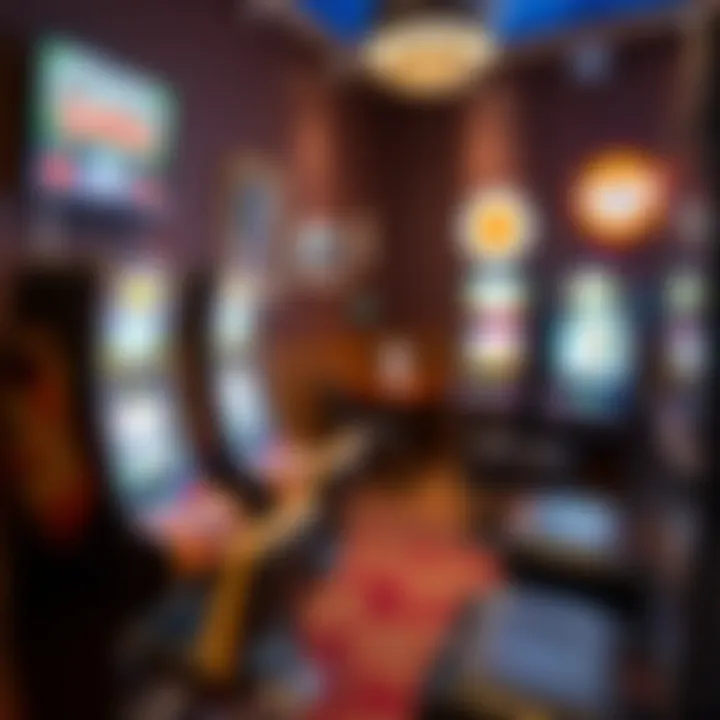 Home gaming room featuring slot machines