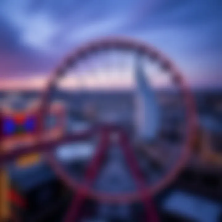Aerial view of the Big Wheel showcasing its impressive engineering