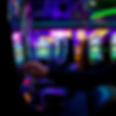 Player engaging with a Belterra slot machine, focused on gameplay