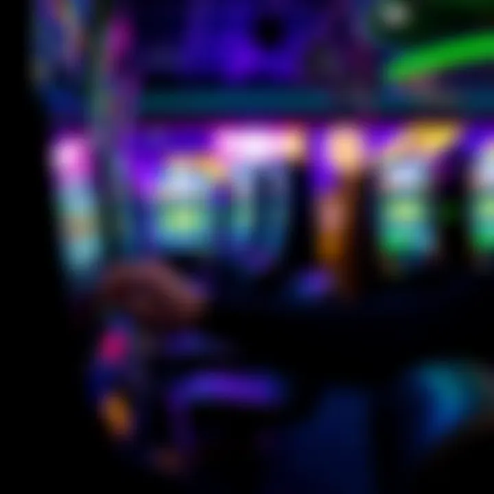 Player engaging with a Belterra slot machine, focused on gameplay