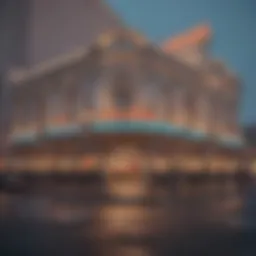 Exterior view of Caesars Atlantic City during reopening