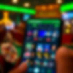 Overview of Mr Green App interface showcasing user-friendly layout