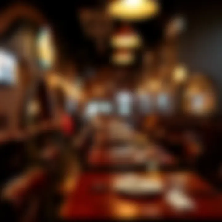 Charming local dining scene