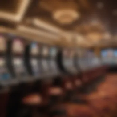 Inside Atlas Casino Gaming Area Interior gaming area filled with diverse slot machines