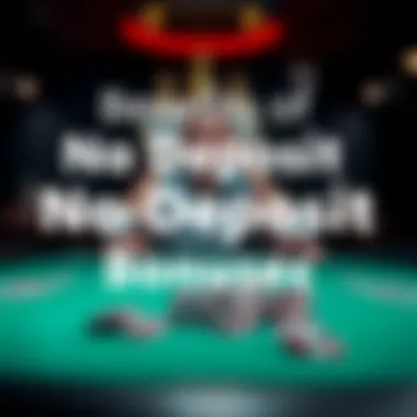 A graphic illustrating the advantages of no deposit bonuses for players