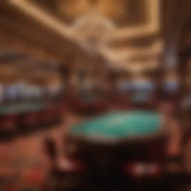 Luxurious interior of a York casino showcasing gaming tables and vibrant atmosphere