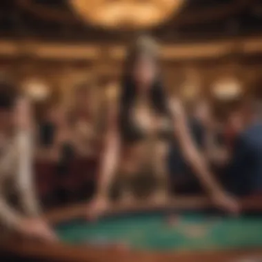 Lively Entertainment at Cleopatra Casino A live entertainment event at Cleopatra Casino, illustrating the lively atmosphere and unique performances.