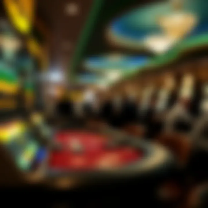 An engaging casino environment bustling with activity