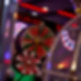 Visual representation of free spins in online gambling