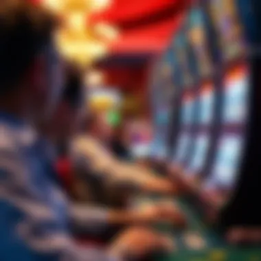 An engaging scene of a player contemplating their strategy while playing video poker online.