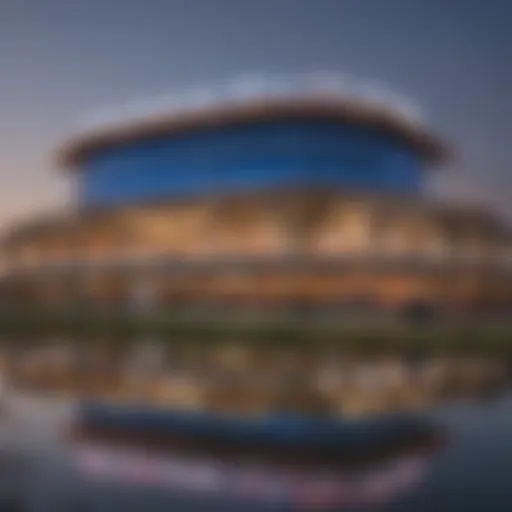 Exterior view of Meadowlands Casino showcasing its architecture