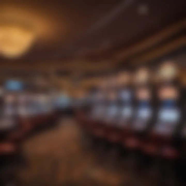 Interior gaming floor filled with slot machines and tables