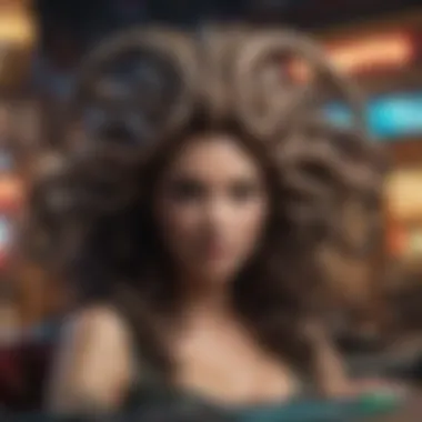 Artistic representation of Medusa theme in slot design