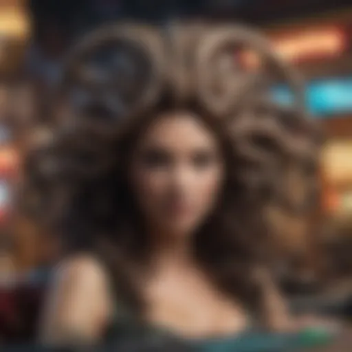 Artistic representation of Medusa theme in slot design