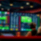 A visual representation of a modern online sports betting platform interface.