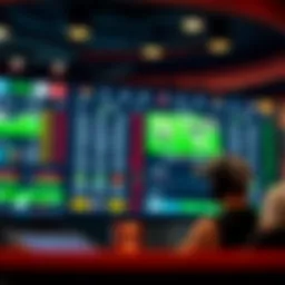 A visual representation of a modern online sports betting platform interface.