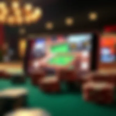 Conceptual representation of real money gaming applications on mobile devices