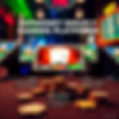 Infographic showcasing the features of real money gaming platforms