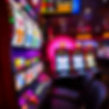 Modern Slot Machine Technology Close-up of a modern slot machine showcasing advanced technology and features