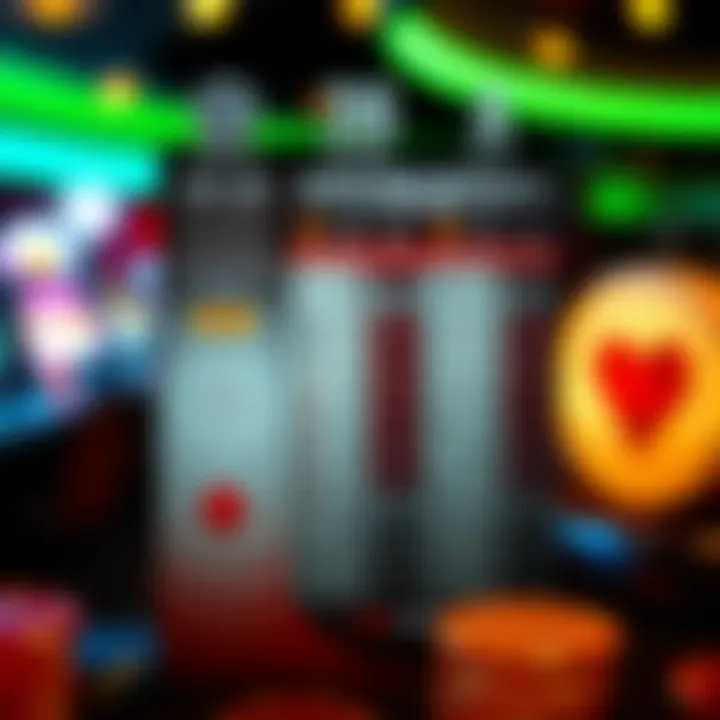 Visual representation of payout structures and odds