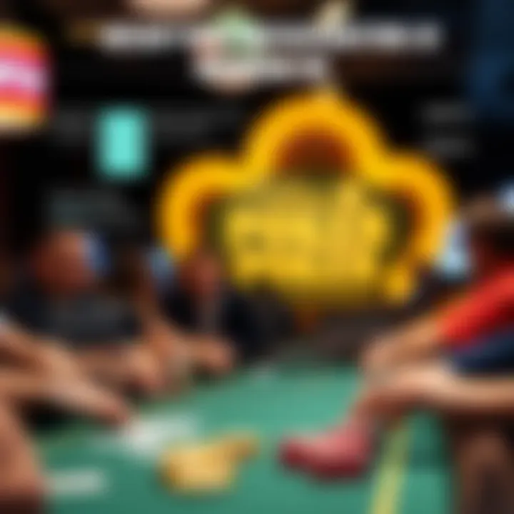 An infographic illustrating the growth of online poker participation in Michigan.