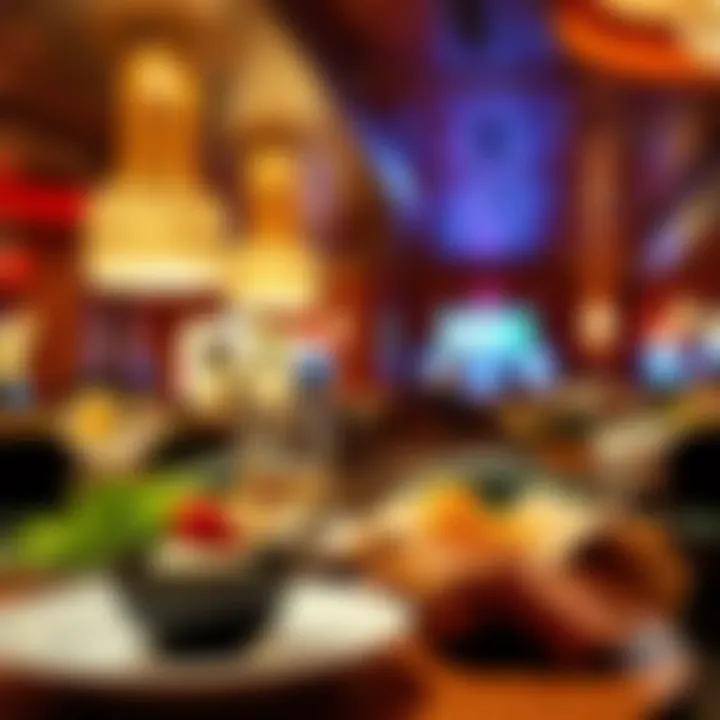 Diverse dining options available within the casino's luxury venues