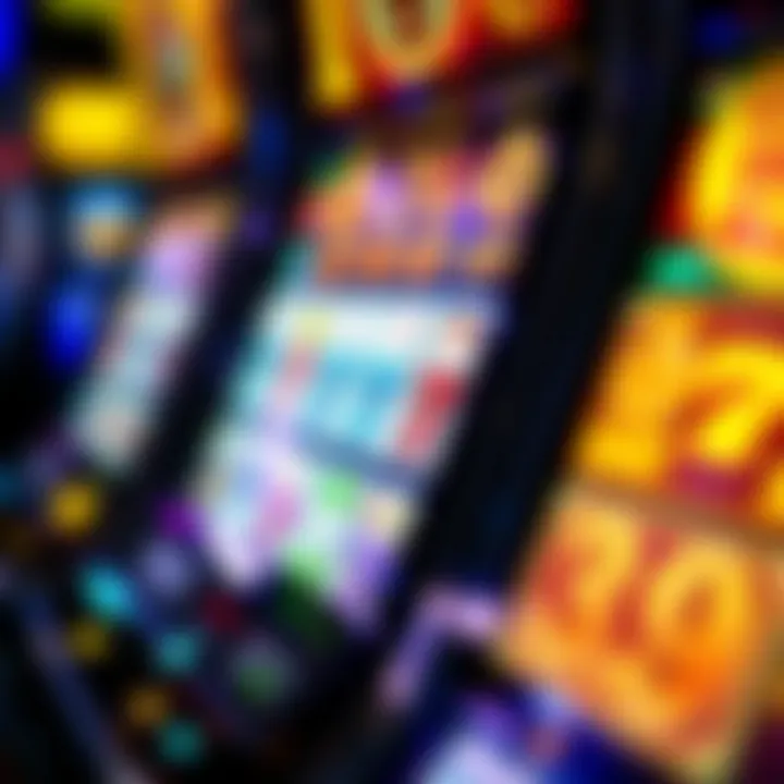 A vibrant display of winning combinations on the Magneto slot machine