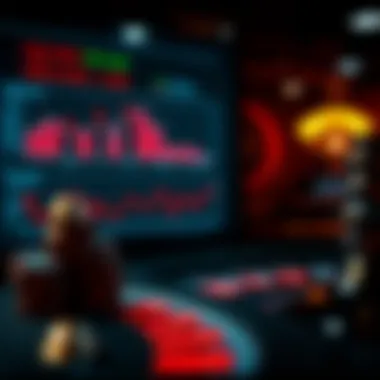 Graphs illustrating the statistical outcomes of various betting strategies