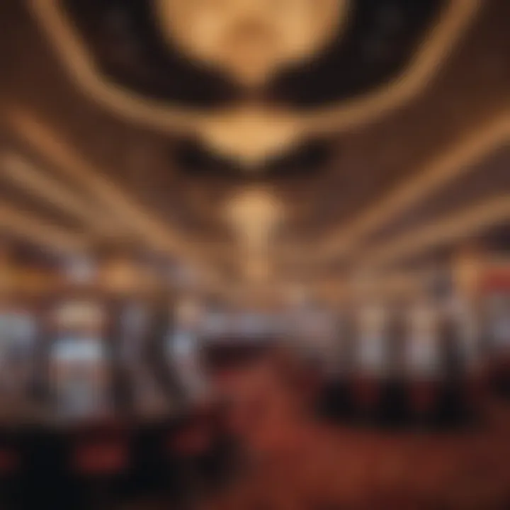 Interior of a bustling Las Vegas casino