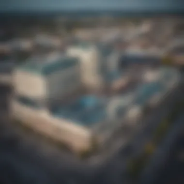 Aerial view of Syracuse Casino