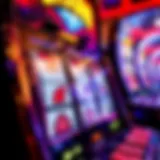 Vibrant Graphics of Triple Diamond Strike Close-up view of the Triple Diamond Strike slot machine showcasing its vibrant graphics and symbols