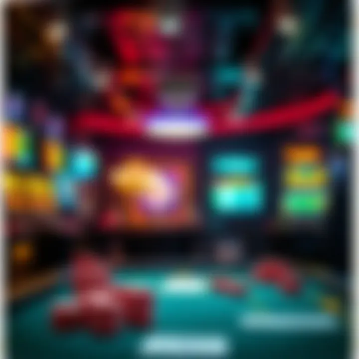 A serene environment promoting responsible gambling practices