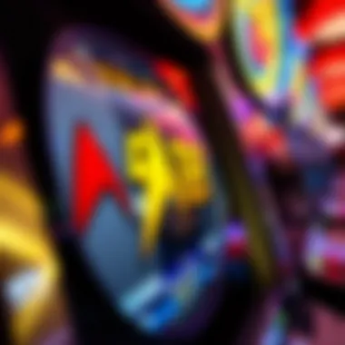 Close-up of a spinning slot reel featuring iconic Star Trek symbols and characters