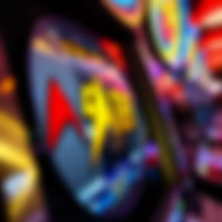 Close-up of a spinning slot reel featuring iconic Star Trek symbols and characters