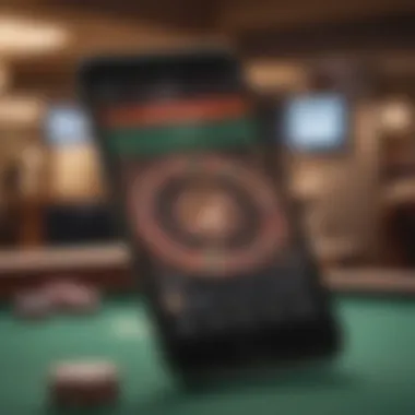 A close-up of a smartphone displaying the Wynn Bet app interface.