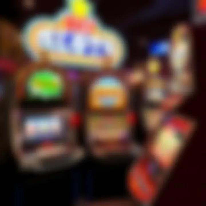 A variety of themed slot machines showcasing unique designs and graphics.