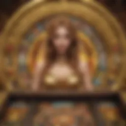 Intricate Game Interface of Golden Goddess Mega Slots