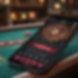 User interface of the Hard Rock Blackjack app showcasing promo codes