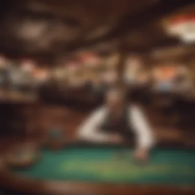 Historic casino showcasing vintage poker tables and classic decor
