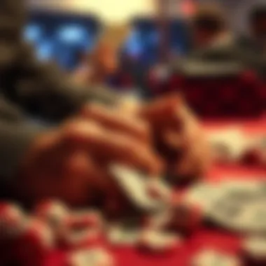 Visual representation of financial loss