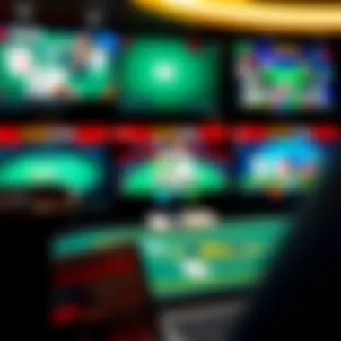 Diverse range of poker games displayed on a digital platform