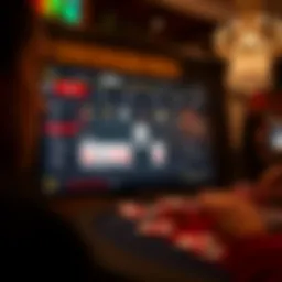 Secure online poker interface showcasing user-friendly design