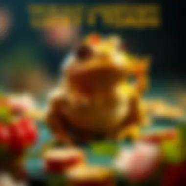 Cultural Significance of Lucky Golden Toad An infographic depicting the cultural significance of the motifs used in the Lucky Golden Toad, representing luck and prosperity.