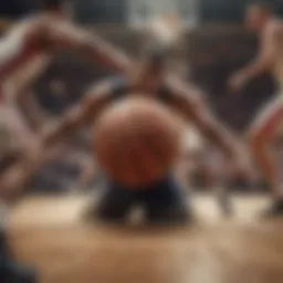 Dynamic basketball action