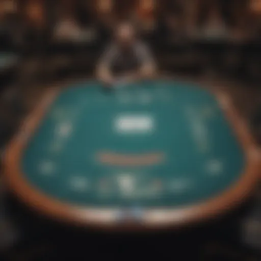 Overview of Hi Lo Poker table layout