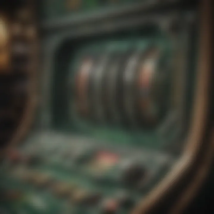 Intricate design of the Green Machine slot interface