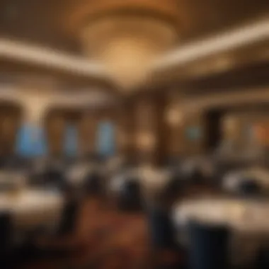 Upscale dining area in MGM Grand Casino