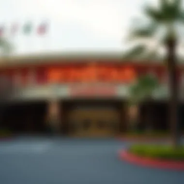 Welcoming entrance of Winstar Casino