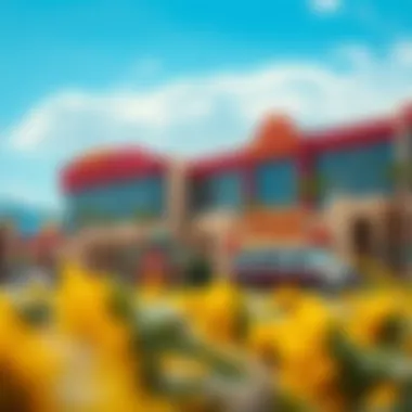 The Stunning Architecture of Primm Resort Exterior view of Primm Resort showcasing its vibrant architecture and landscape