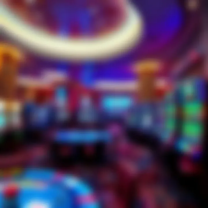 Exciting Gaming Options at Primm Resort Luxurious gaming area filled with slot machines and gaming tables